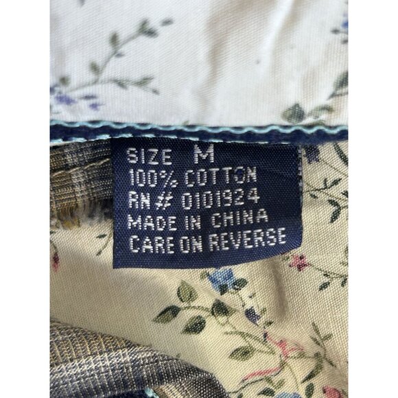 English Laundry Women's Plaid Embroidered Long Sleeve Button Shirt - Sz M - Picture 5 of 6